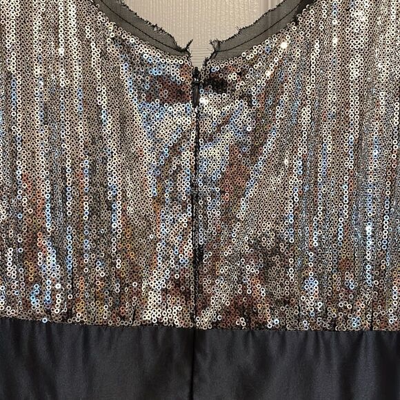 BCBGeneration Blue Frost Sequin Mini Dress, NWT - Picture 5 of 9